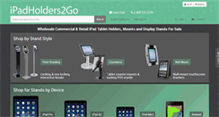 Desktop Screenshot of ipadholders2go.com